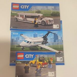 LEGO City set 60102 VIP Airport Service White Limousine and Jet Set